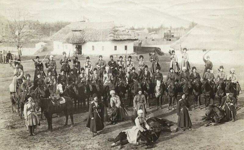 Казачья станица. Росийская Империя.Конец 19 века.