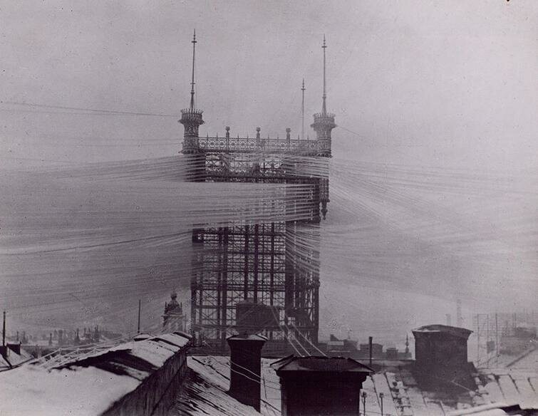 Стокгольмская телефонная башня, примерно 1890