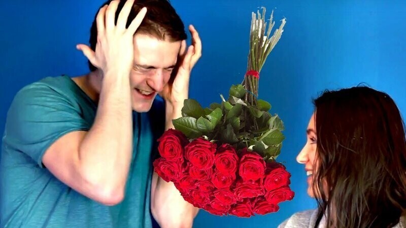 Жажда романтики: почему мужчина не дарит цветы?