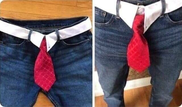 Воротник и галстук для штанов