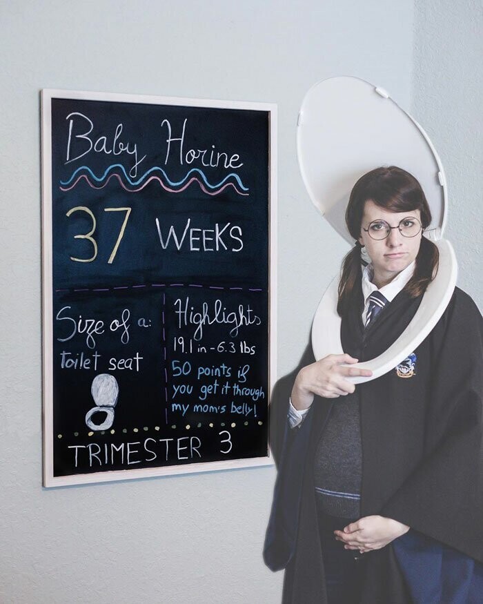 37 недель - плакса Миртл ("Гарри Поттер")