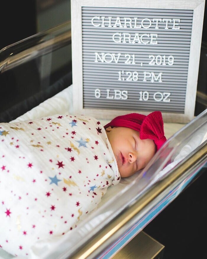 38 недель: Грейс родила дочку!