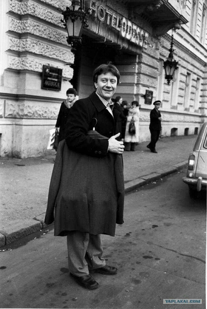Андрей Миронов на гастролях в Одессе. Автор Арутюнов Виталий, 1980