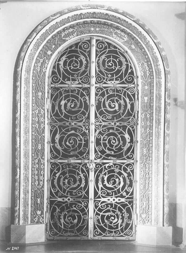 Теремной дворец, дверь Верхоспасского собора (Спаса за золотой решеткой)
