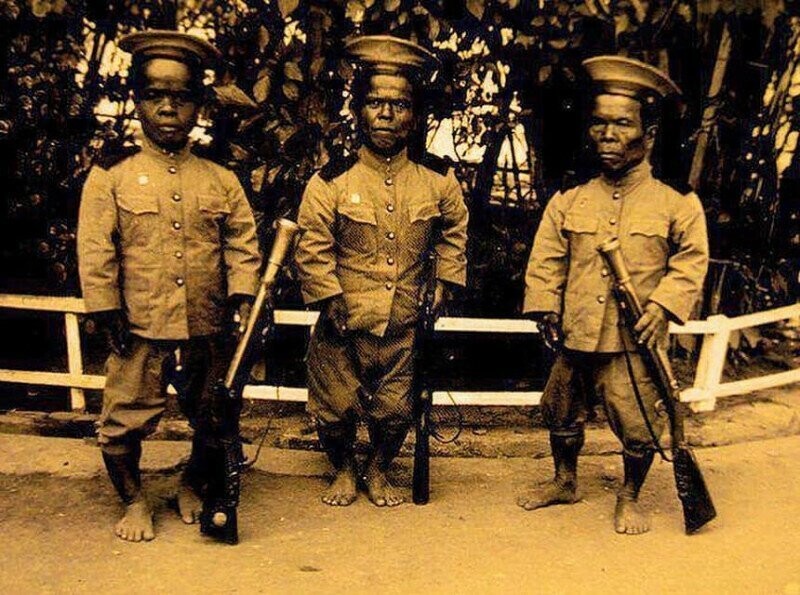 Королевские гвардейцы Сиам, Таиланд. 1900-е