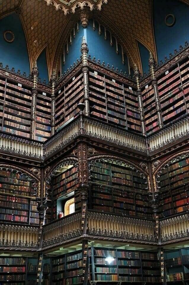 Публичная библиотека в Рио де Жанейро, Бразилия. Была открыта 14 мая 1837 г. Содержит более 650,000 книг 