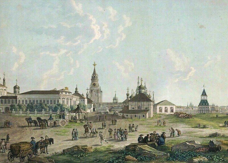 Как выглядела Москва конца XVIII века до большого пожара 1812 года