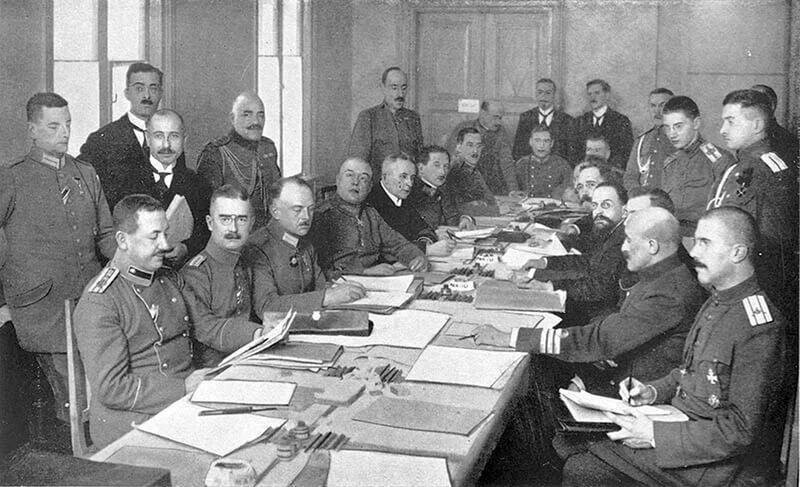 3 марта 1918 – Подписан Брест-Литовский мирный договор