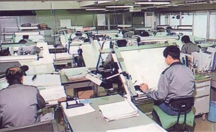 19  винтажных фото о том, как работали до появления AutoCAD