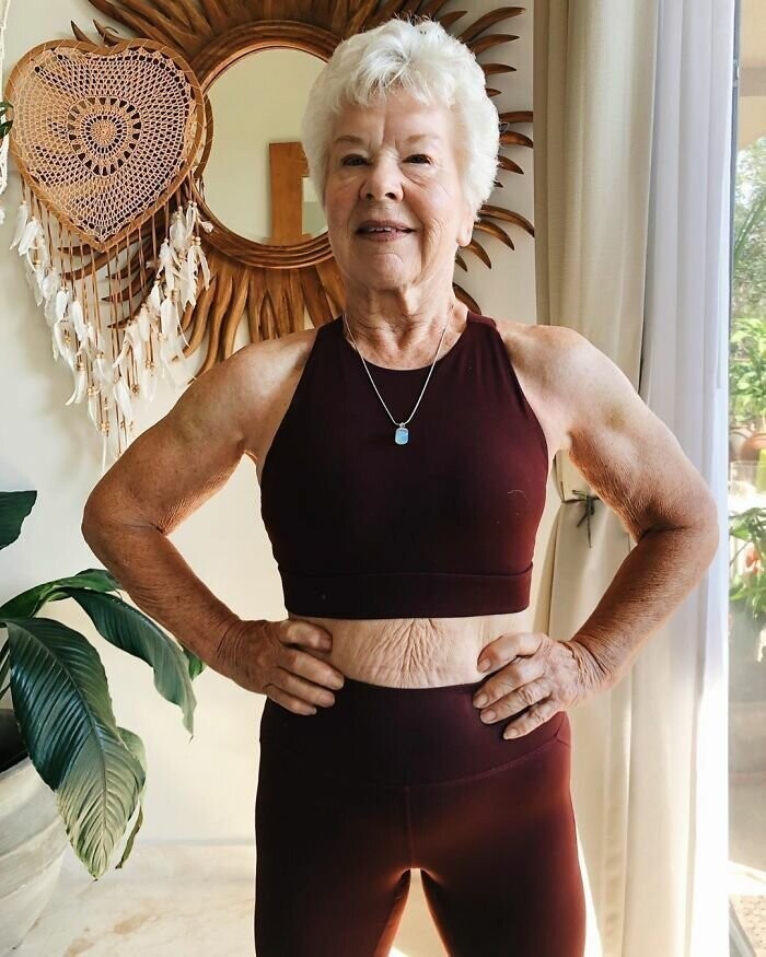 Пенсионерка превратилась из толстухи в гуру фитнеса