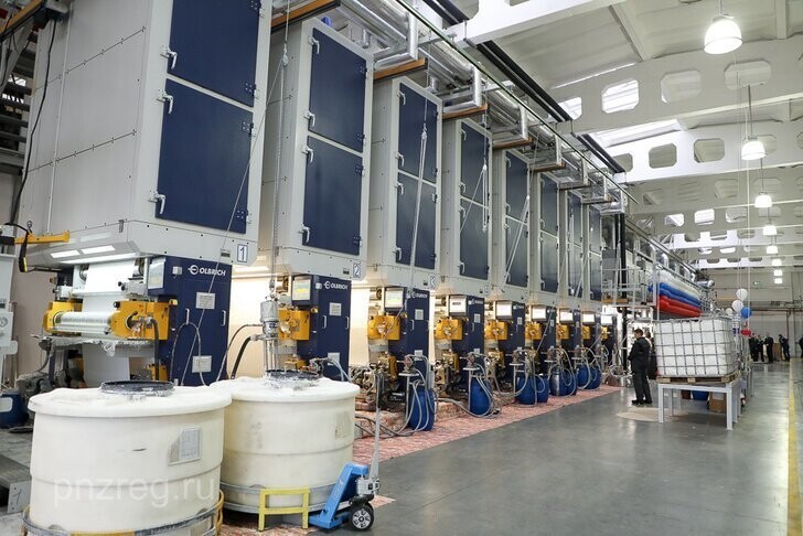На заводе «Маякпринт» в Пензе открыта новая обойно-печатная линия