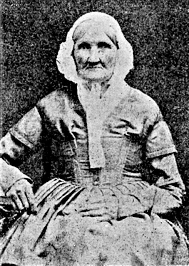 Фотоснимок 1840 года. Ханна Стилли, 1746 года рождения. Возможно самый старый житель планеты, когда-либо снятый на фотопленку. 