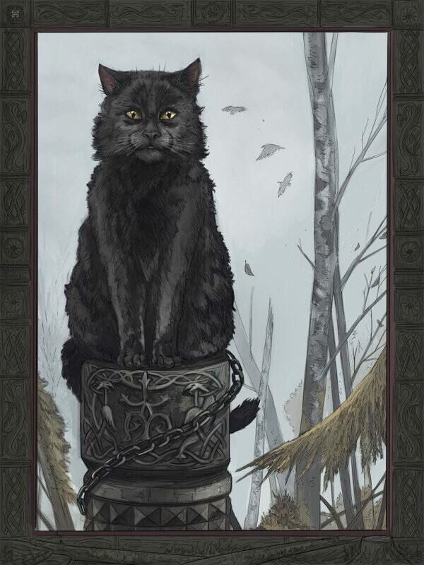 Краткая биография кота Баюна — самого неоднозначного сказочного героя