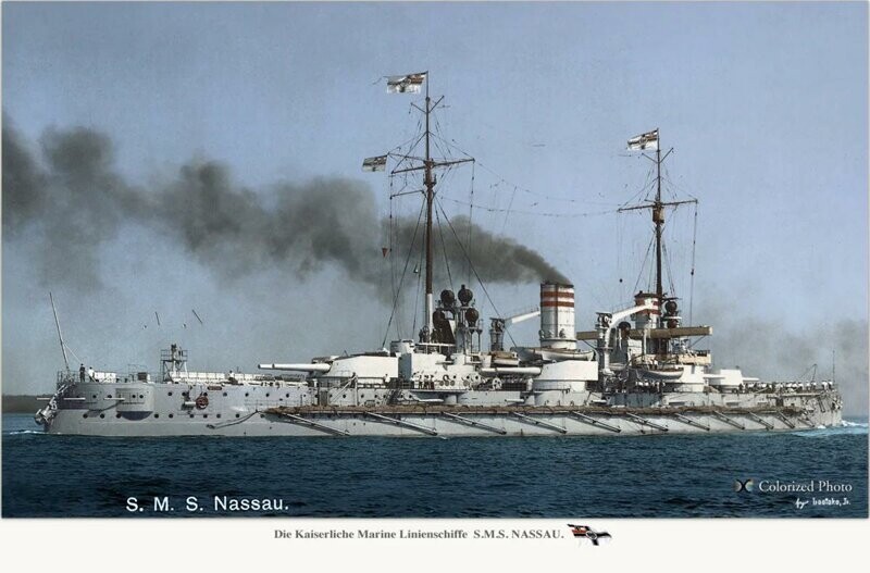 Nassau: первый дредноут Германии