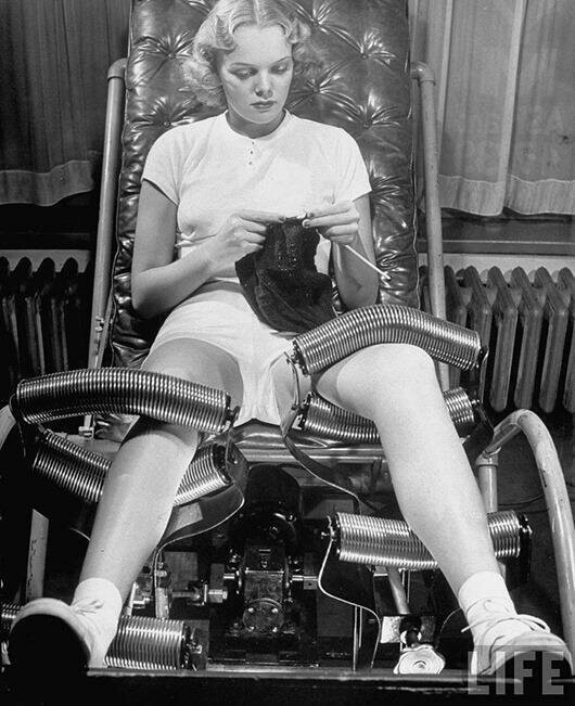 Тренажер для «скатывания жира» с ног, 1936 год