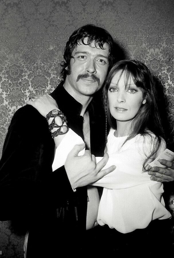 Март 1970 года. Французские певцы Мари Лафоре и Жиль Дрё.