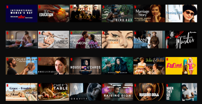 Netflix и ООН-женщины запускает серию фильмов «Because She Watched»