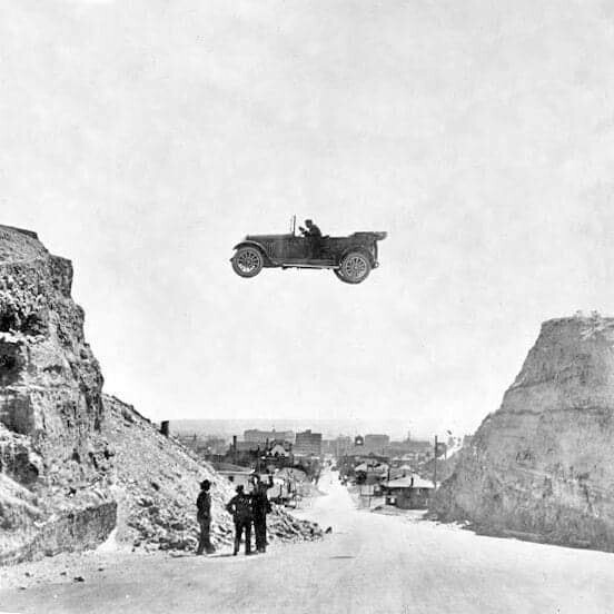 Прыжок (полёт?) каскадера  1920, El Paso