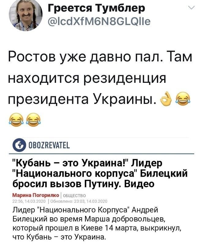 Политические комментарии из инета