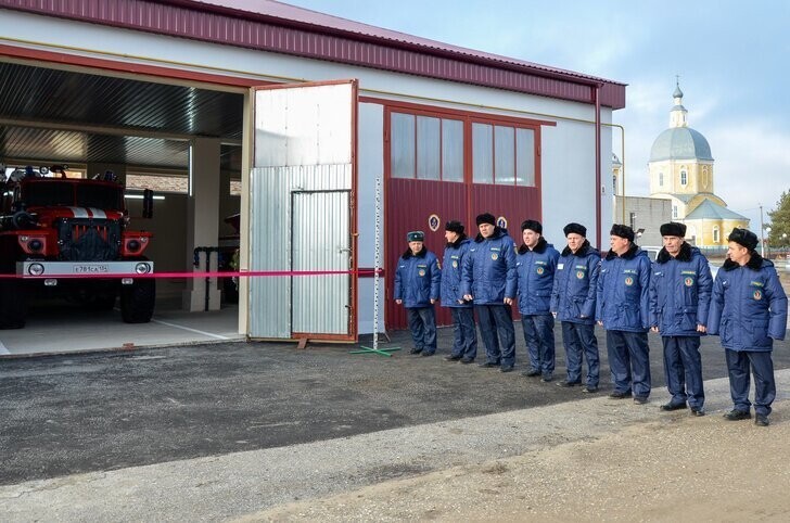 В отдаленной станице Волгоградской области открыли пожарное депо