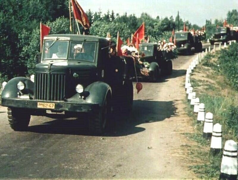 Фотографии былых времён СССР в 1955 году