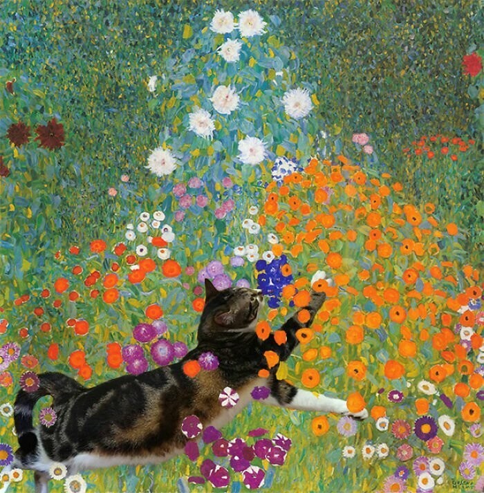 "Цветущий сад", Густав Климт