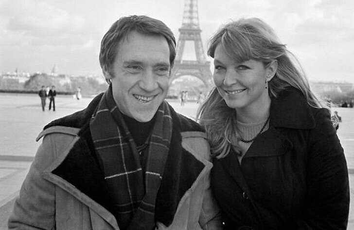 11. Владимир Высоцкий и Марина Влади в Париже, 1977 год.