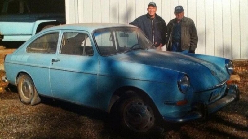 Американец выкупил и восстановил отцовский Volkswagen Type 3 1967 года