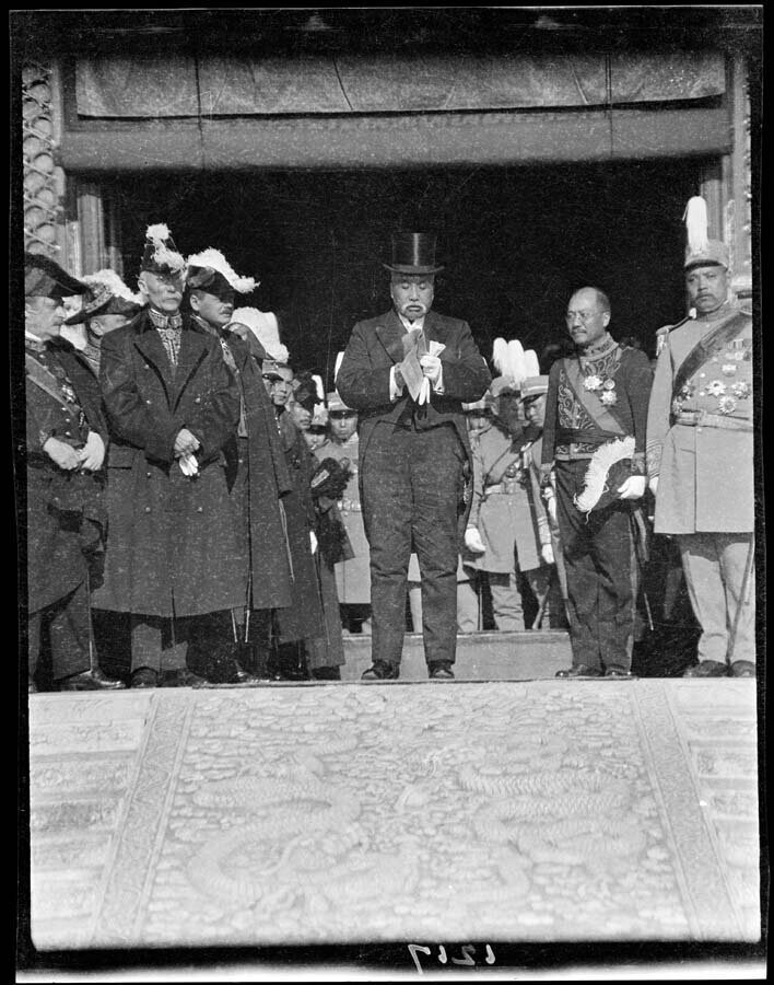 День благодарения, президент будет говорить речь, Пекин, 1917-1919