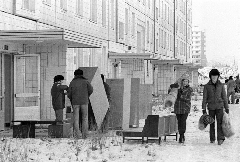 Новоселье в Строгино, Москва, 1979