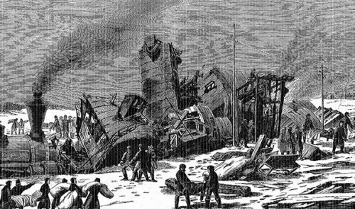 7. В 1886 году во время выполнения рекламного трюка с лобовым столкновением двух поездов, организованного техасской железнодорожной компанией, погибло несколько человек.