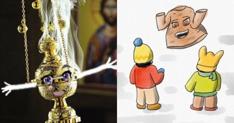 Весёлое Кадильце увидеть не хотите ли: в интернете обсуждают православный комикс