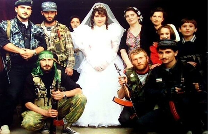 Свадьба в Чечне, 1990-е
