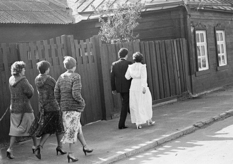 Свадьба, Коломна, Московская область, 1981. Автор фото: Игорь Пальмин.