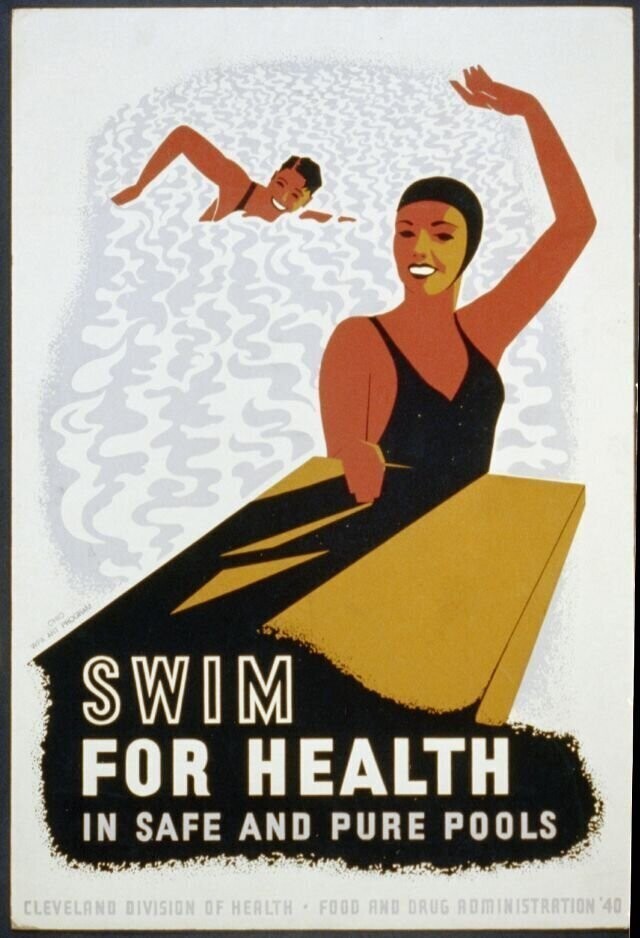 2. "Плавайте ради здоровья. В безопасных и чистых бассейнах"