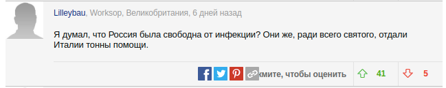 Подгорающие комменты: что на самом деле американцы и европейцы думают о России и Covid-19