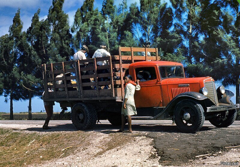 Красный грузовик - Миссисиппи, 1940 г