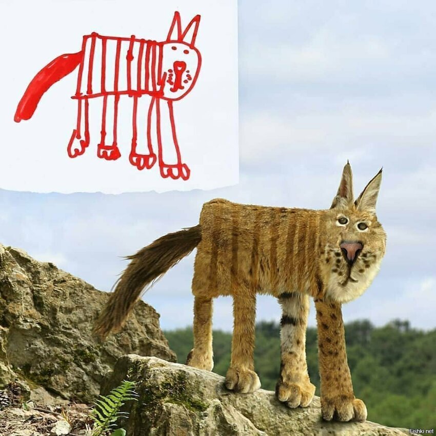 Детские рисунки в жизни