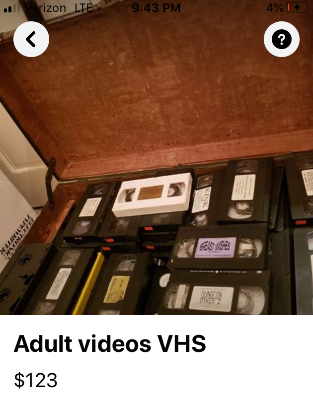 «Видео для взрослых». Видеокассеты — кому они теперь нужны, когда у людей есть Pornhub?