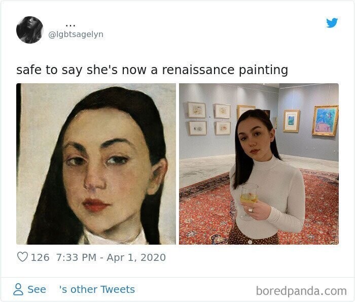 "Ну, можно сказать, что это картина эпохи Ренессанса"