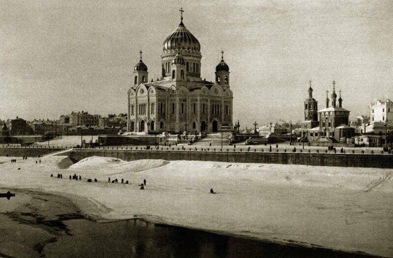 Храм Христа Спасителя. Москва, 1920-е годы