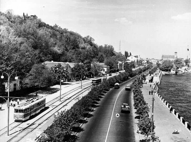 Набережная Днепра (ныне — Набережное шоссе), 1959 год