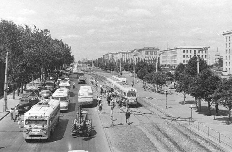 Таким в 1960-х годах был проспект Победы