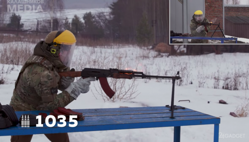 Ручной пулемет Калашникова прошел тест при непрерывной стрельбе (видео)