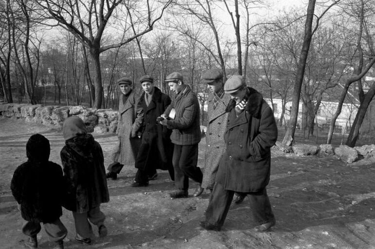 Пацаны, 1958 год, Москва. Фотография Эриха Лессинга (фоторепортер Associated Press)