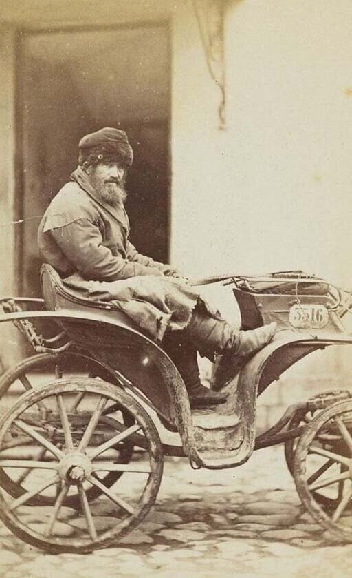 Ямщик. Российская империя. 1870-е. Фото Вильям Каррик.