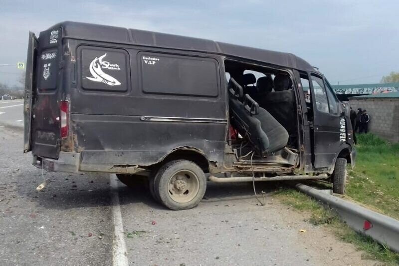 Авария дня. ДТП с маршруткой в Дагестане