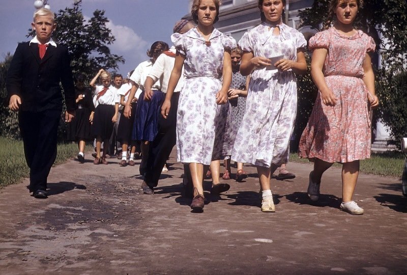 Фотографии былых времён СССР в 1958 году: глазами Джона Шульца