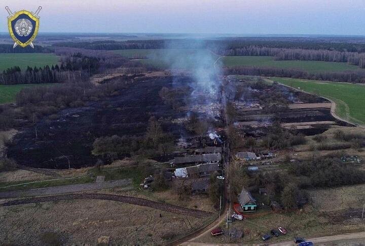 Пожар в Щучинском районе: сгорело более 20 домов