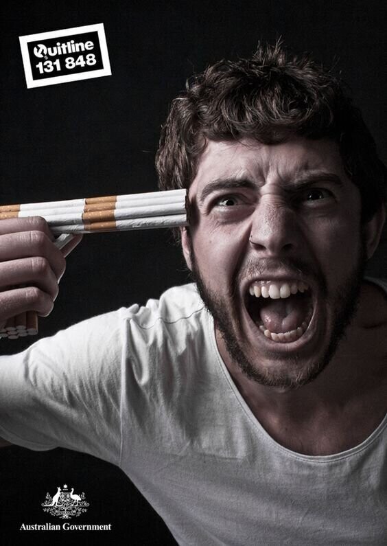 20 шокирующих рекламных шедевров, которые подвигнут вас бросить курить
